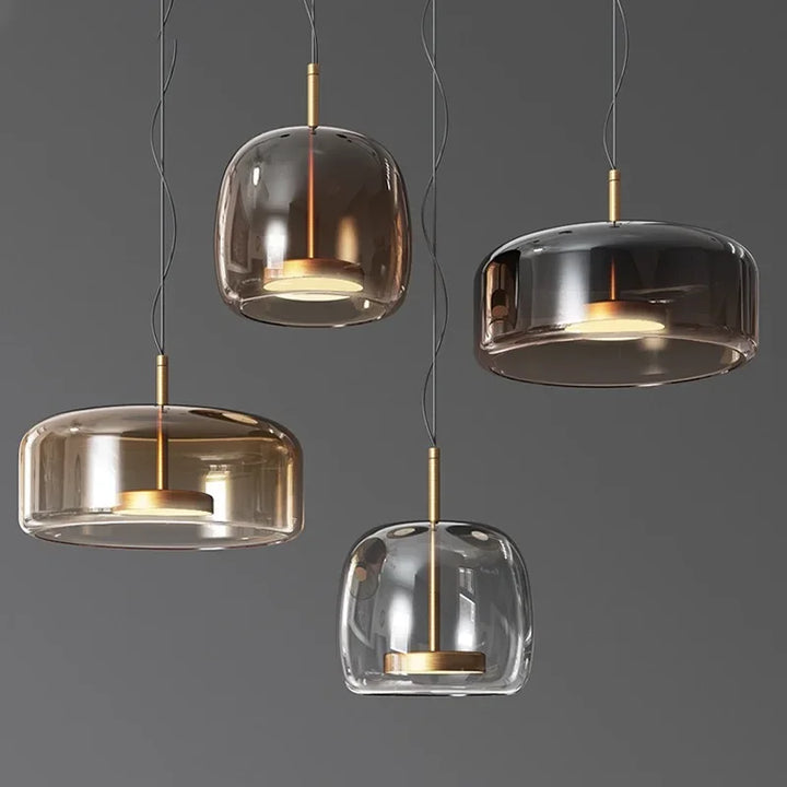 Astrid - nowoczesna nordycka szklana lampa wisząca