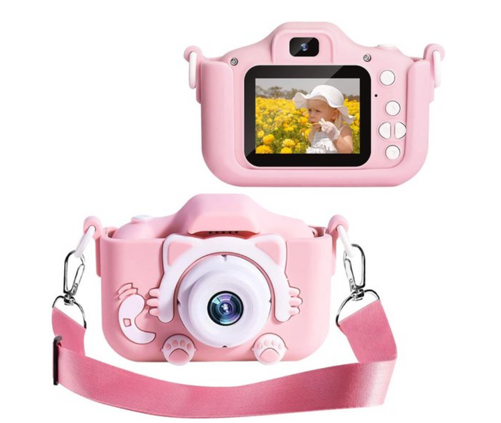HD Mini Cyfrowa Kamera z Ochronnym Etui dla Dzieci