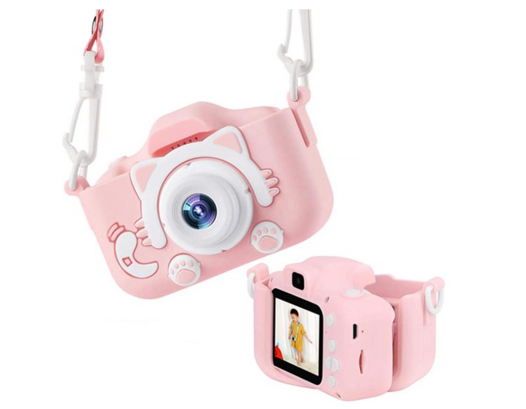 HD Mini Cyfrowa Kamera z Ochronnym Etui dla Dzieci
