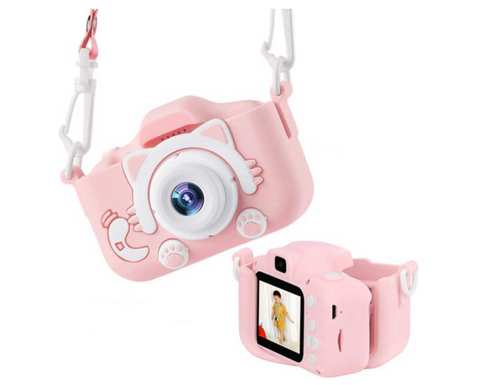 HD Mini Cyfrowa Kamera z Ochronnym Etui dla Dzieci