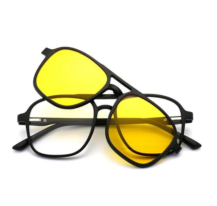 FlexView 6-w-1 | Okulary przeciwsłoneczne z wymiennymi soczewkami (promocja 1+1 gratis)