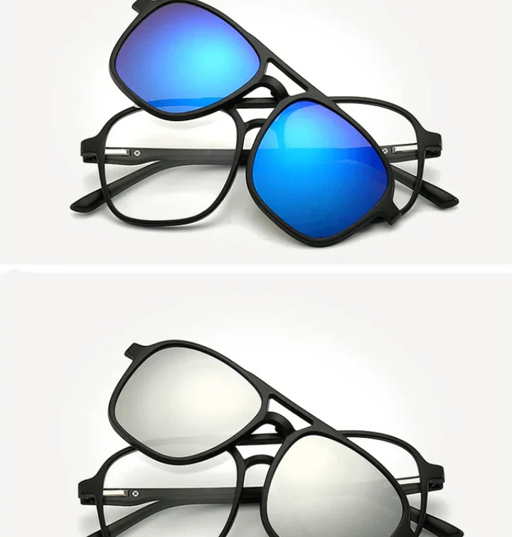 FlexView 6-w-1 | Okulary przeciwsłoneczne z wymiennymi soczewkami (promocja 1+1 gratis)