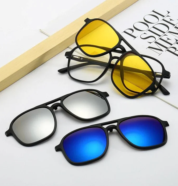 FlexView 6-w-1 | Okulary przeciwsłoneczne z wymiennymi soczewkami (promocja 1+1 gratis)