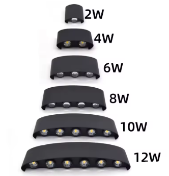 Nowoczesna lampa ścienna do wnętrz i na zewnątrz – minimalistyczny reflektor LED