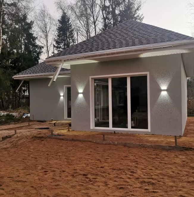 Nowoczesna lampa ścienna do wnętrz i na zewnątrz – minimalistyczny reflektor LED