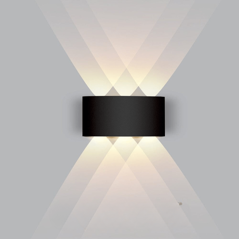 Wodoodporny kinkiet zewnętrzny LED – smukły aluminiowy, energooszczędny