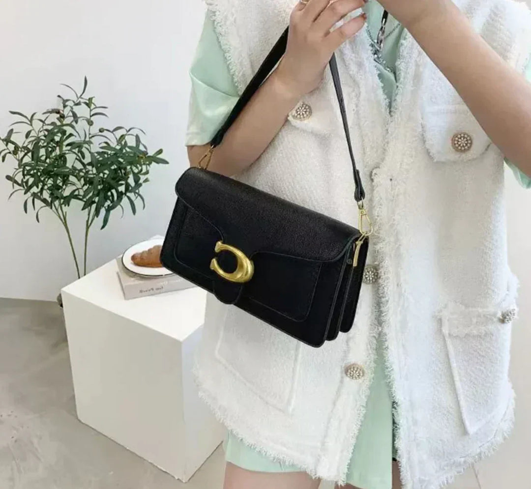 Coach Teller | Torebka na Ramię w Eleganckim Stylu dla Kobiet Brązowa | Vanero