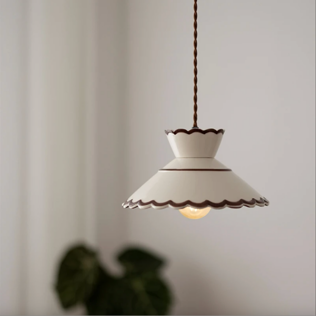 Ronja – ręcznie malowana ceramiczna lampa wisząca