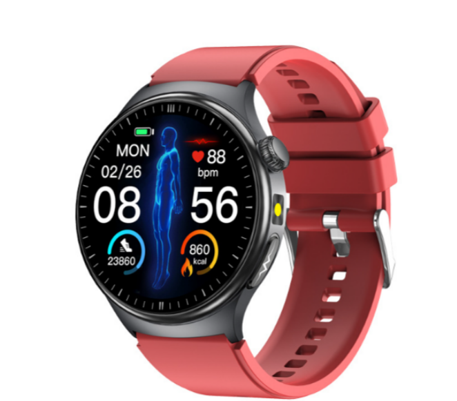 Smartwatch KL482 – wyświetlacz AMOLED | pomiar tętna, poziomu tlenu we krwi i ciśnienia krwi