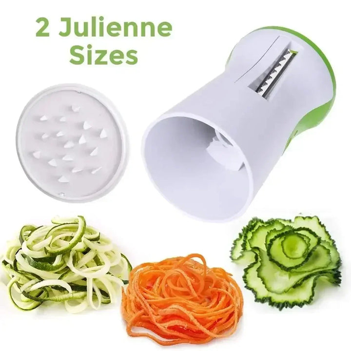 VeggiTwist Spiralizer | Do Warzyw i Serów | Ręczny i Kompaktowy | Stal Nierdzewna i Plastik Bez BPA