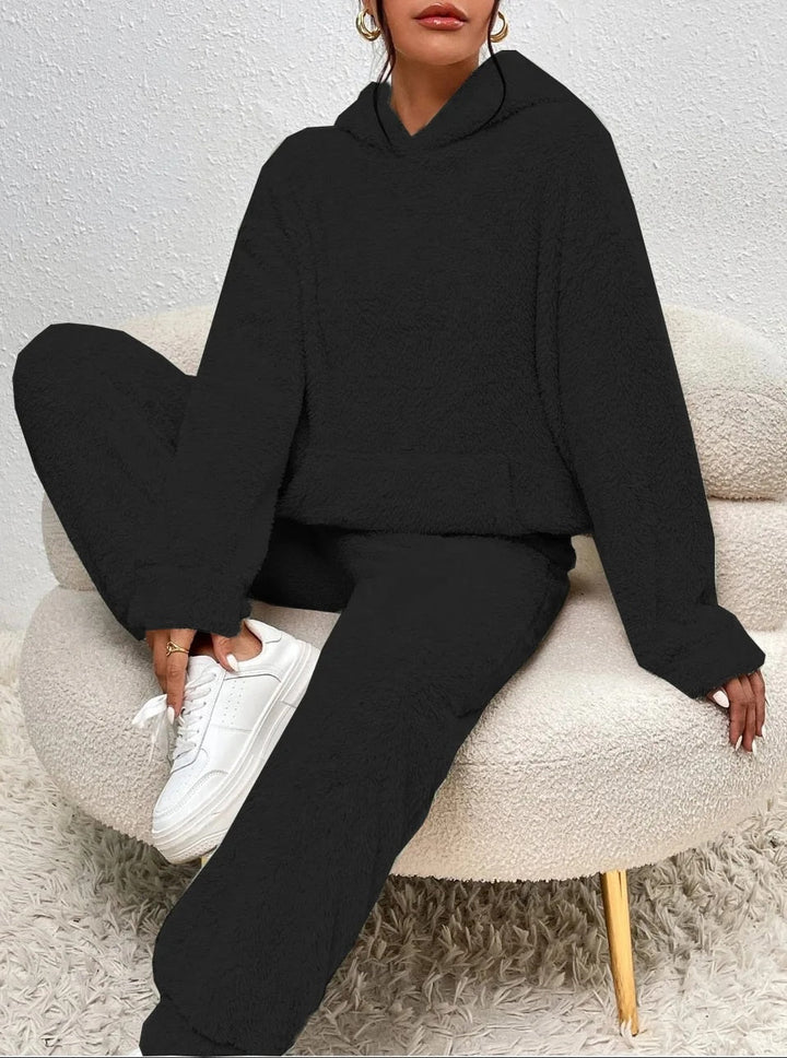 Ultra-Wygodny Kombinezon Hooded Teddy Przytulna Elegancja na Relaksujące Momenty