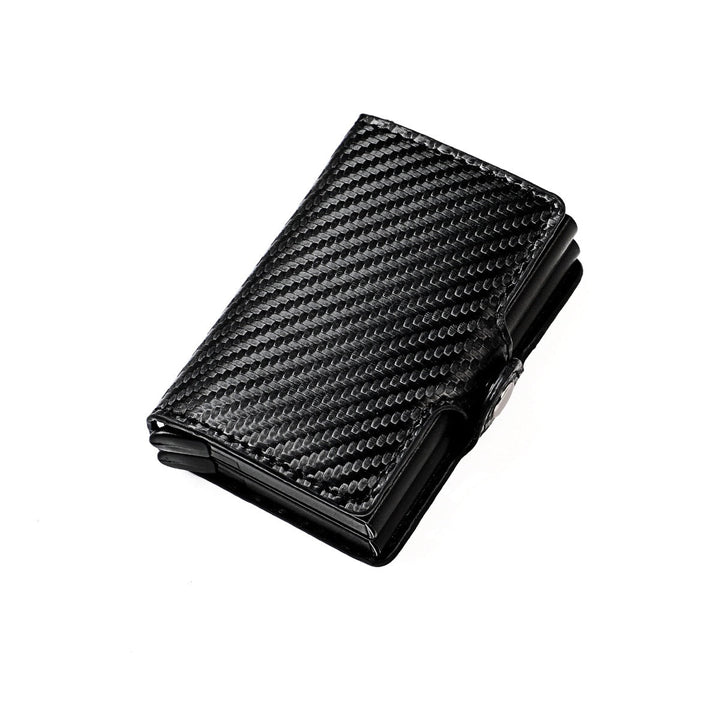 Portfel RFID z podwójnymi wysuwanymi kieszeniami z aluminium