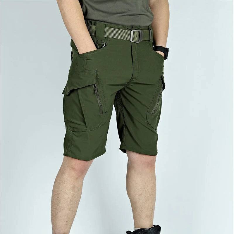Taktyczne szorty cargo męskie | Funkcjonalny design outdoorowy