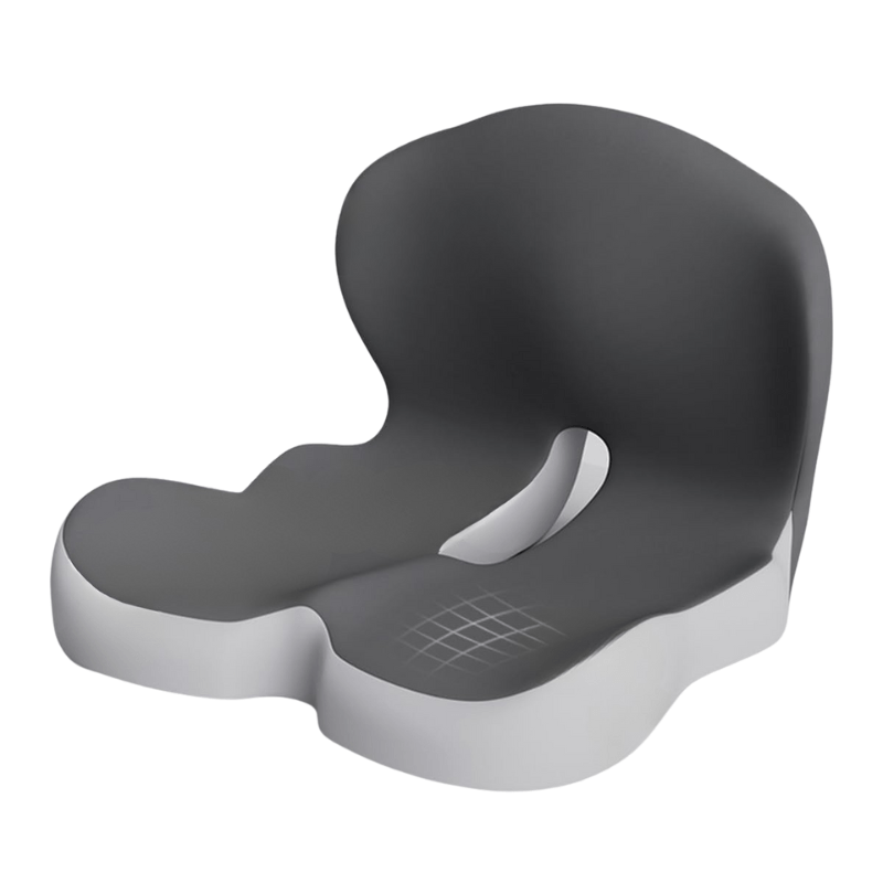 Poduszka na krzesło | Ergonomiczna poduszka z pianki memory | Odciążająca i antypoślizgowa | ErgoComfort