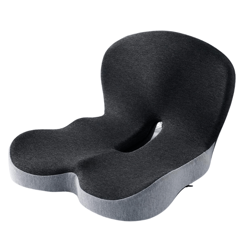 Poduszka na krzesło | Ergonomiczna poduszka z pianki memory | Odciążająca i antypoślizgowa | ErgoComfort