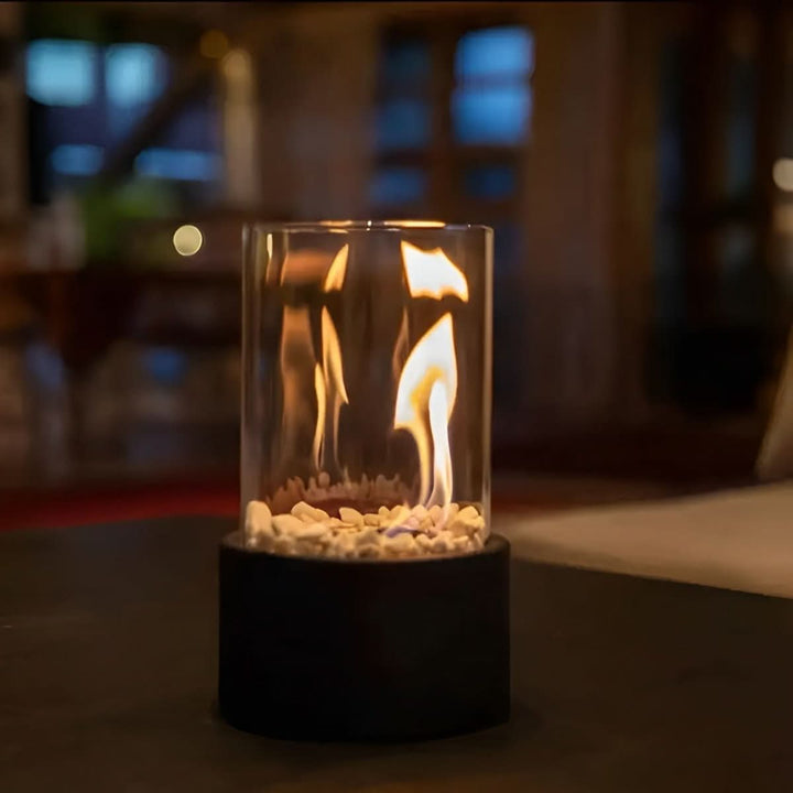 SleekFlame – kominek stołowy bez dymu do eleganckiego użytku wewnątrz i na zewnątrz