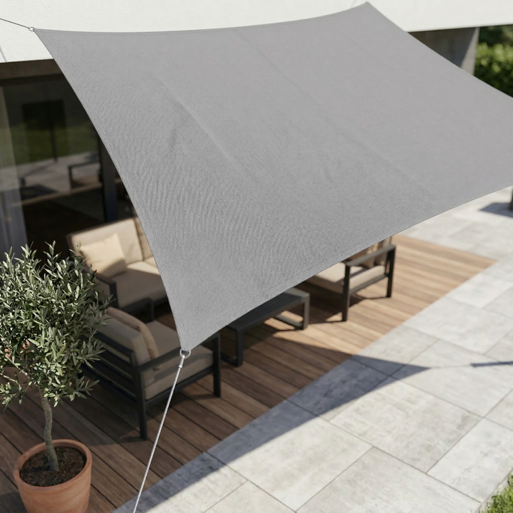 Prostokątny wodoodporny żagiel przeciwsłoneczny | Wodoodporna tkanina outdoorowa | Ochrona UV | SkyCover