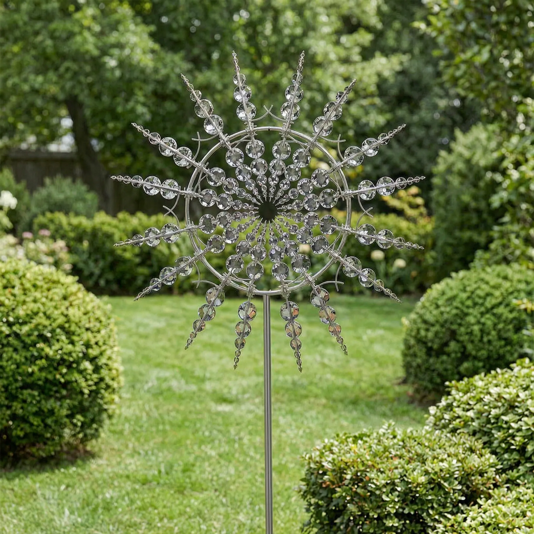 SpindrovaKinetic Metal Wind Spinner On Stake