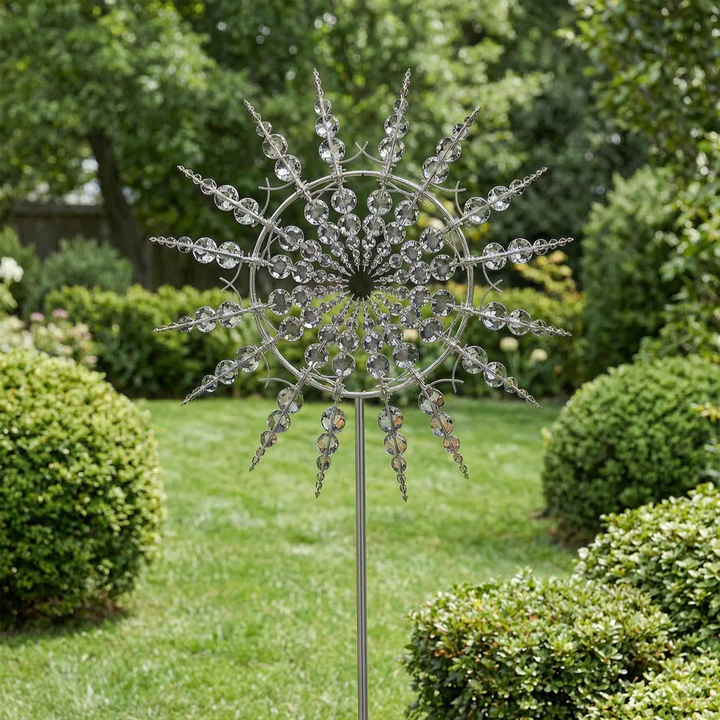 SpindrovaKinetic Metal Wind Spinner On Stake