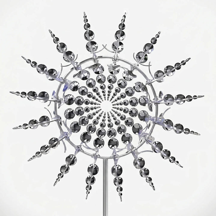 SpindrovaKinetic Metal Wind Spinner On Stake