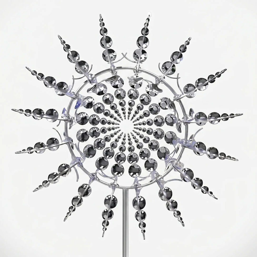 SpindrovaKinetic Metal Wind Spinner On Stake