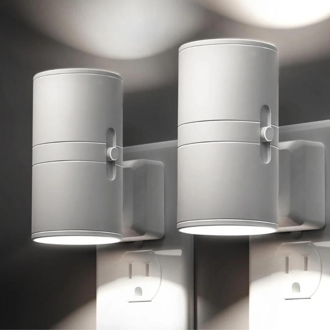 Lampka nocna w stylu Bauhaus – ściemnialne światło LED