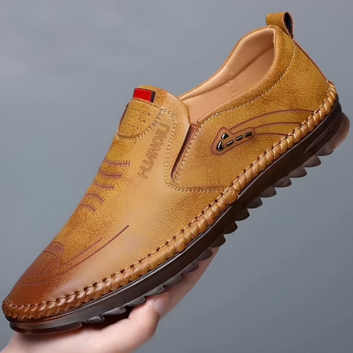 Stylowe skórzane loafersy dla mężczyzn bezwysiłkowa szykowność na każdym kroku