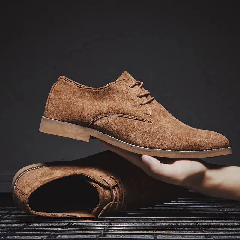 Zamszowe buty Oxford dla mężczyzn