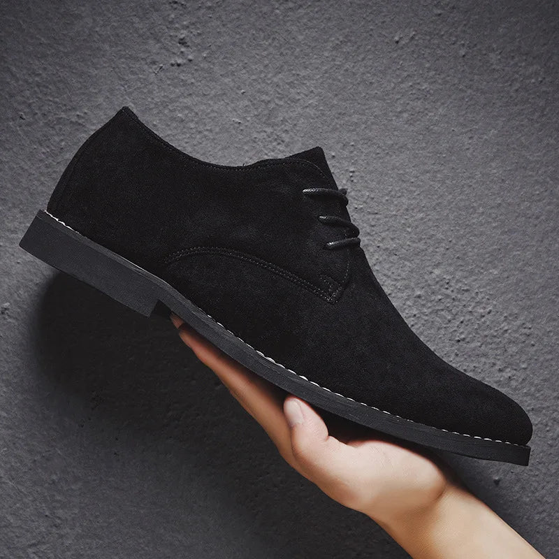 Zamszowe buty Oxford dla mężczyzn