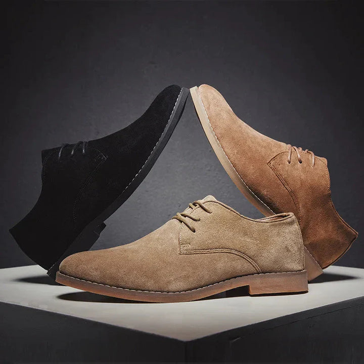 Zamszowe buty Oxford dla mężczyzn
