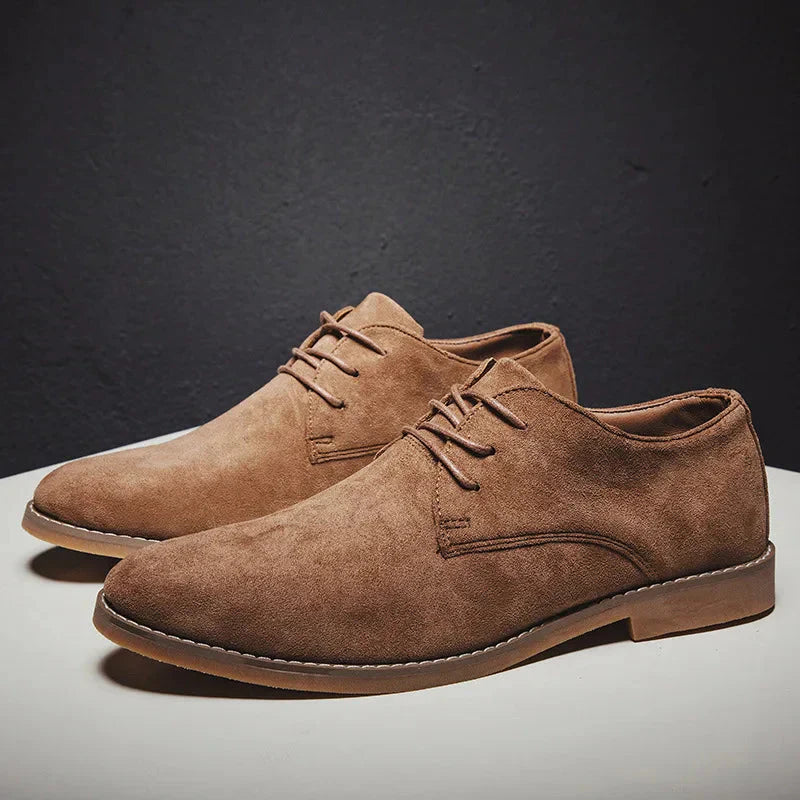 Zamszowe buty Oxford dla mężczyzn