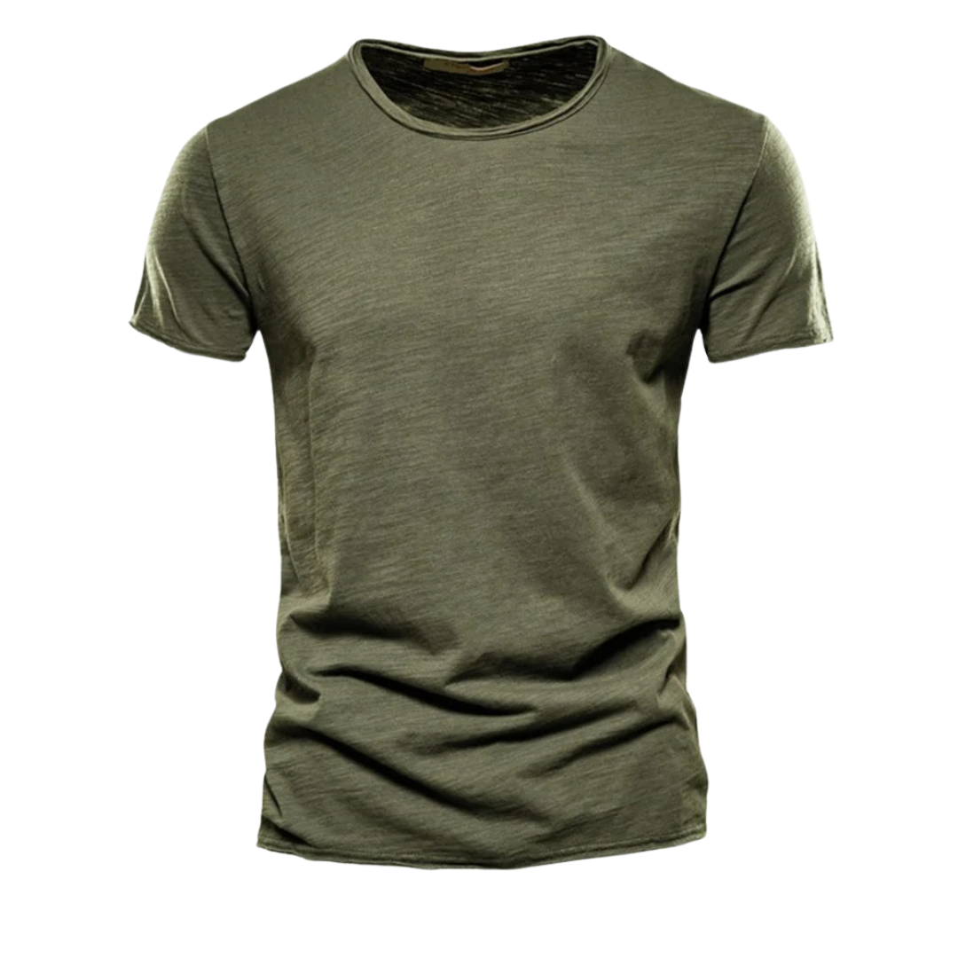 Męski T-shirt | Oddychający komfort odporny na zagniecenia