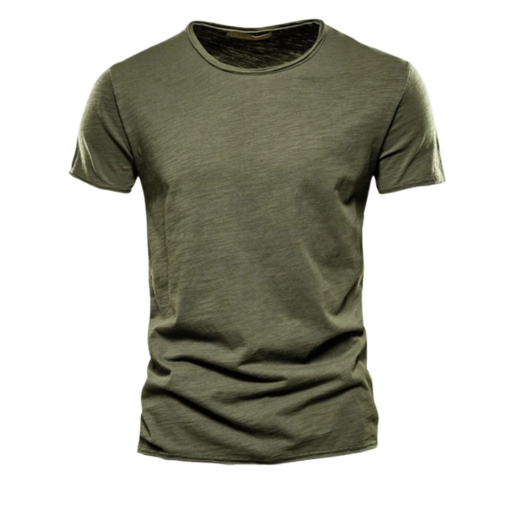 Męski T-shirt | Oddychający komfort odporny na zagniecenia