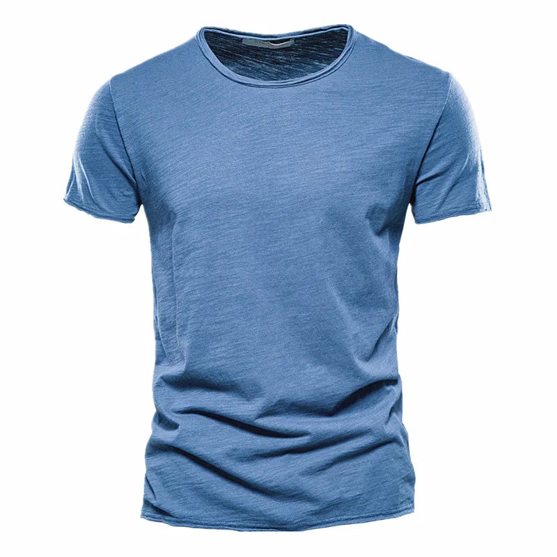 Męski T-shirt | Oddychający komfort odporny na zagniecenia