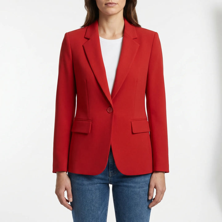 TalveraSingle-Button Tailored Women's Blazer