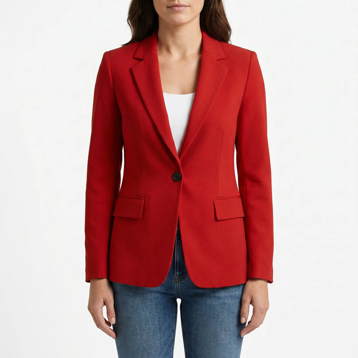 TalveraSingle-Button Tailored Women's Blazer