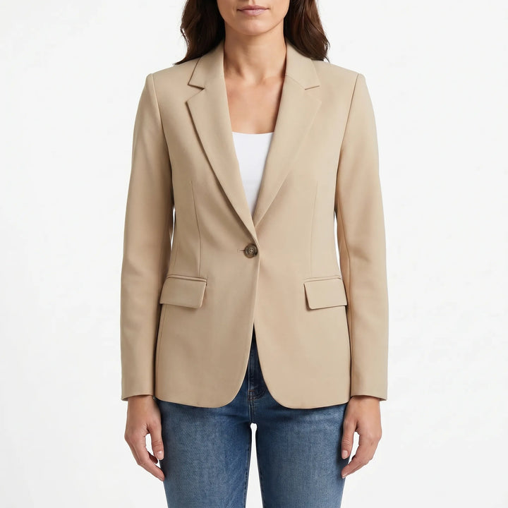 TalveraSingle-Button Tailored Women's Blazer