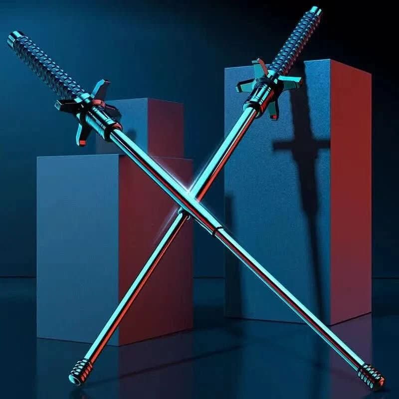 TerraGrip | Regulowany i wytrzymały kij trekkingowy ze stopu metalu z antypoślizgowym uchwytem