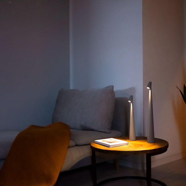 Bezprzewodowa designerska lampa stołowa LED z 3-stopniowym ściemnianiem dotykowym