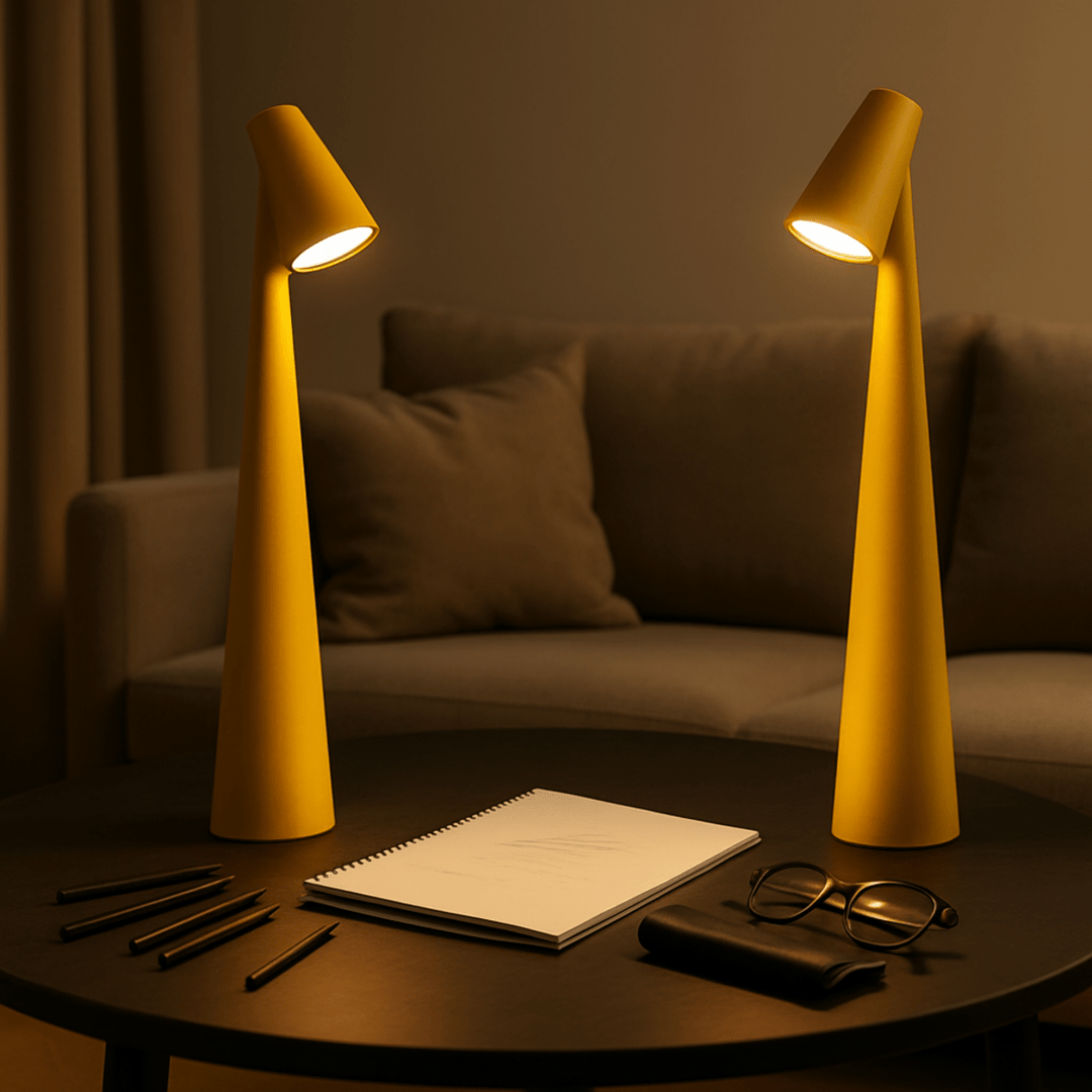 Bezprzewodowa lampa stołowa | Ściemnialna | Ciepłobiała LED