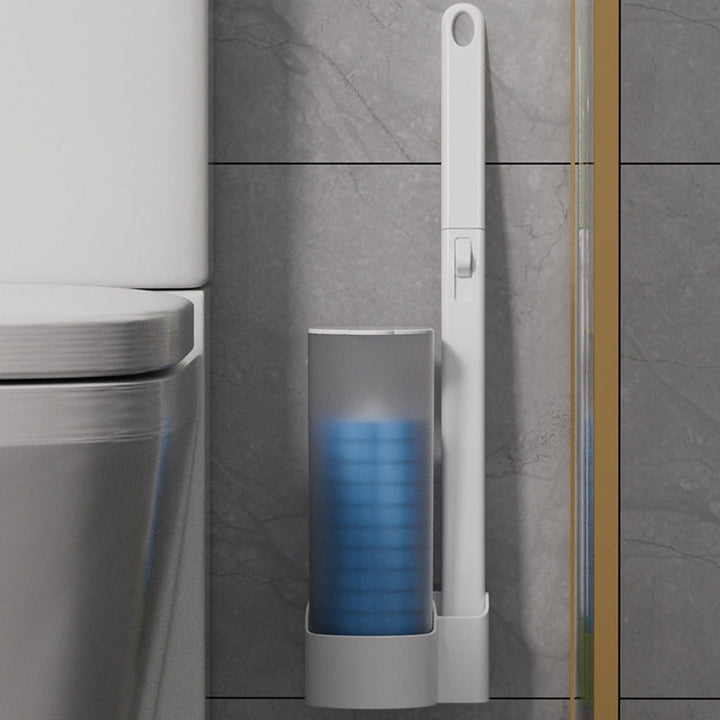 Jednorazowa szczotka do WC | Antybakteryjna | Higieniczne gąbkowe końcówki | CleanClick