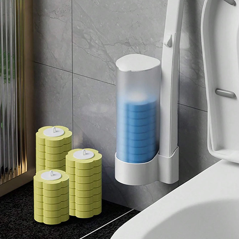 Jednorazowa szczotka do WC | Antybakteryjna | Higieniczne gąbkowe końcówki | CleanClick