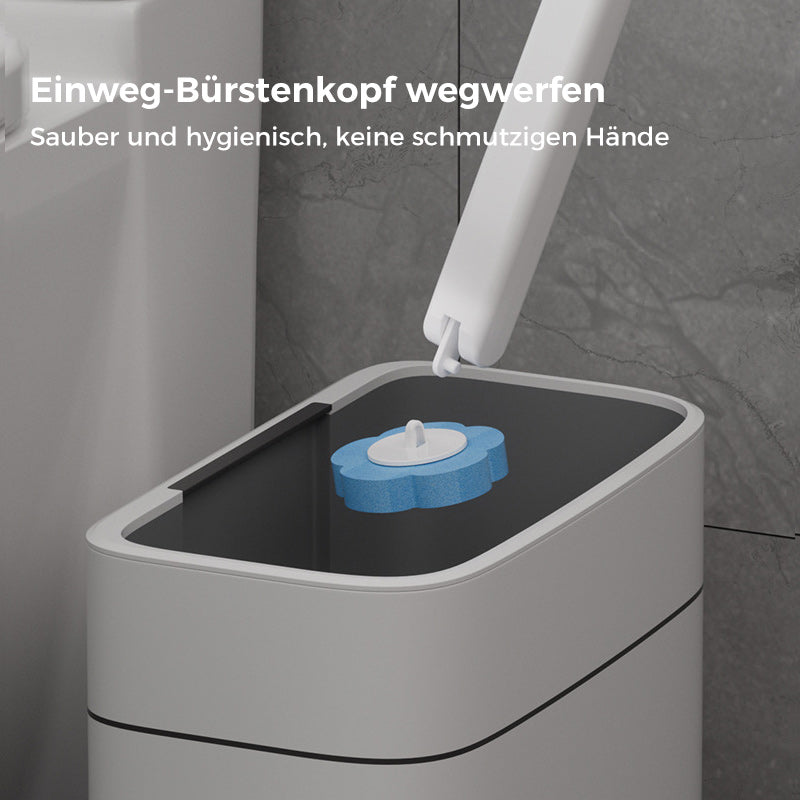 Jednorazowa szczotka do WC | Antybakteryjna | Higieniczne gąbkowe końcówki | CleanClick
