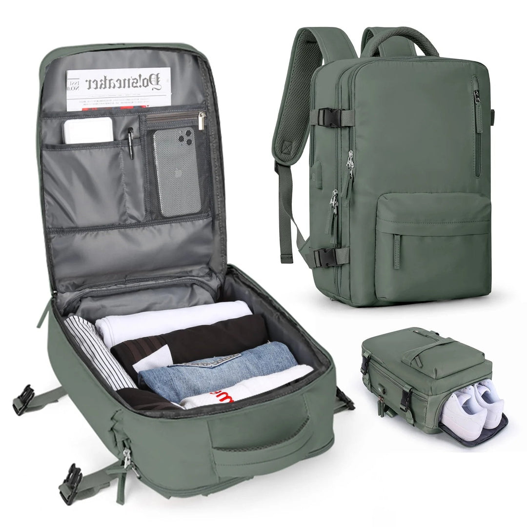 Wielofunkcyjny damski plecak 35 l z portem USB