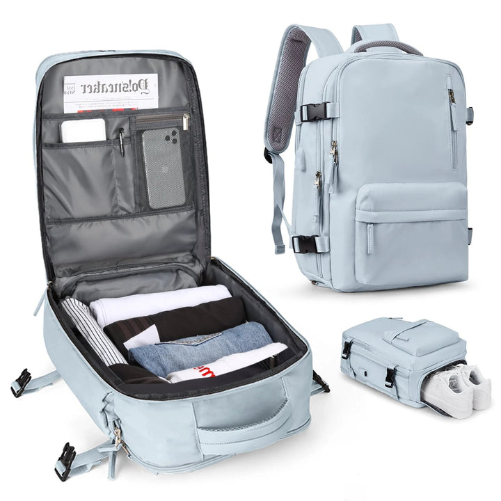 Wielofunkcyjny damski plecak 35 l z portem USB