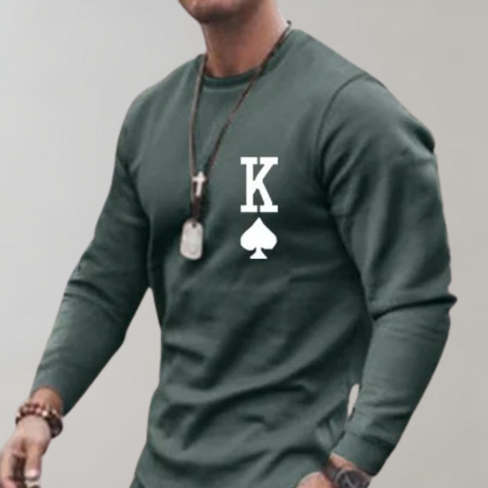 Męski Luzny Wygodny Dres