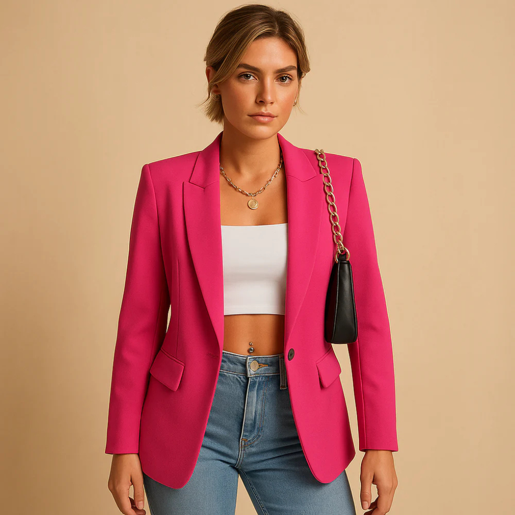 Elegancki Fitted Blazer dla Kobiet