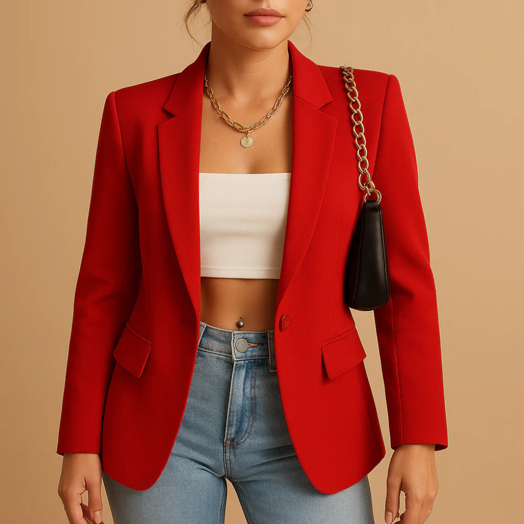 Elegancki Fitted Blazer dla Kobiet