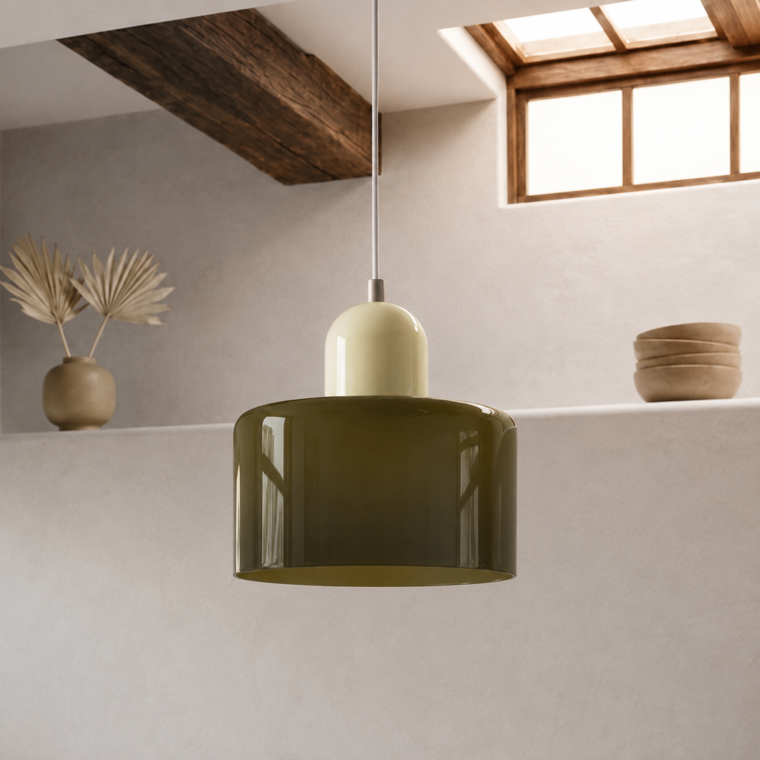 Wisząca lampa pierścieniowa o rozszerzonym designie halo