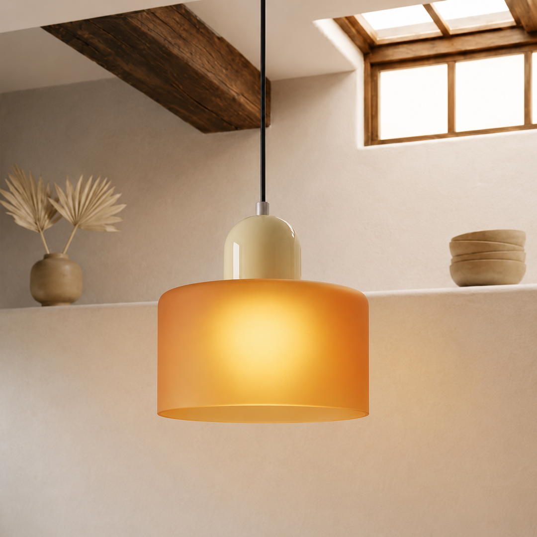 Wisząca lampa pierścieniowa o rozszerzonym designie halo